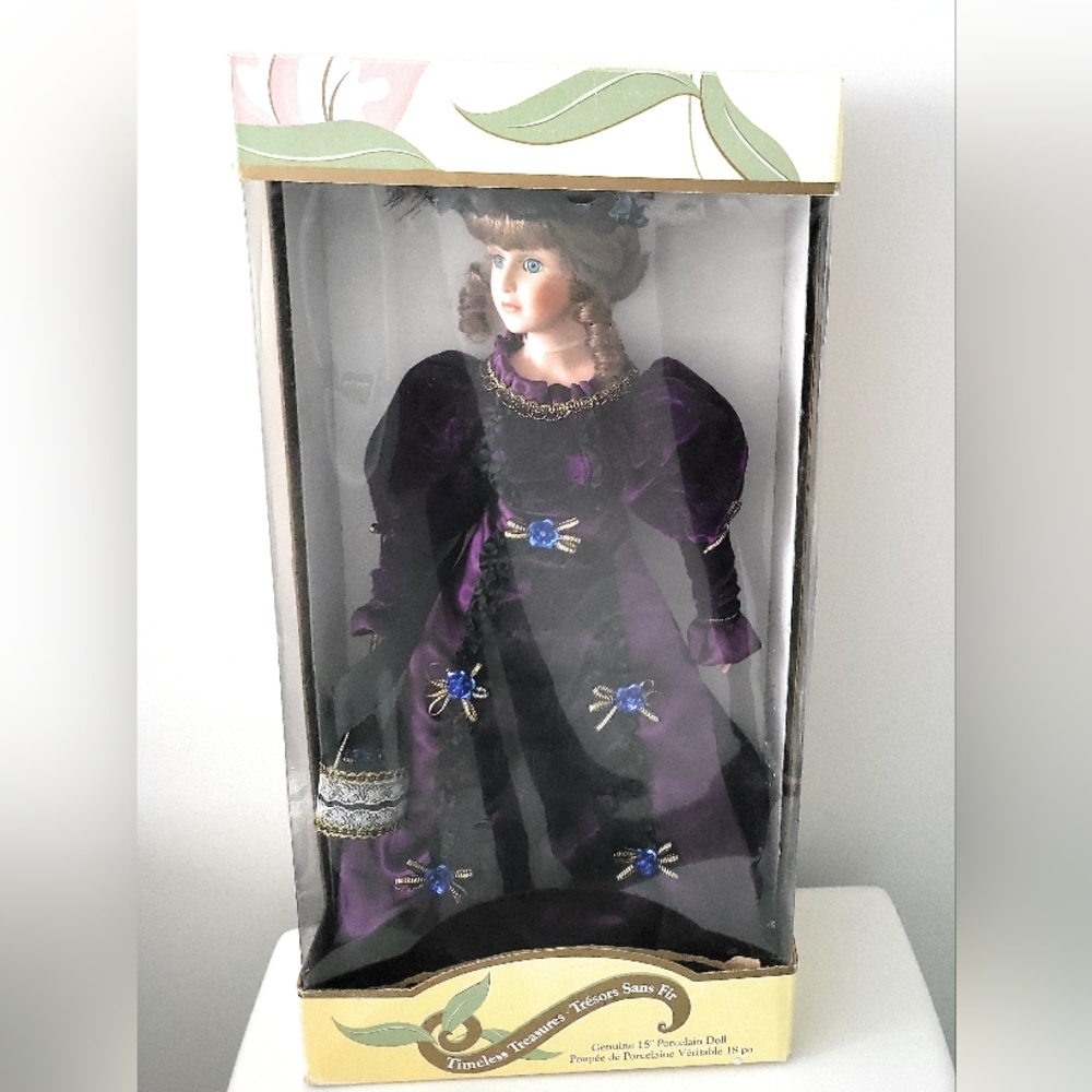 Timeless Treasures 18 Inch Victorian Style Porcelain Doll